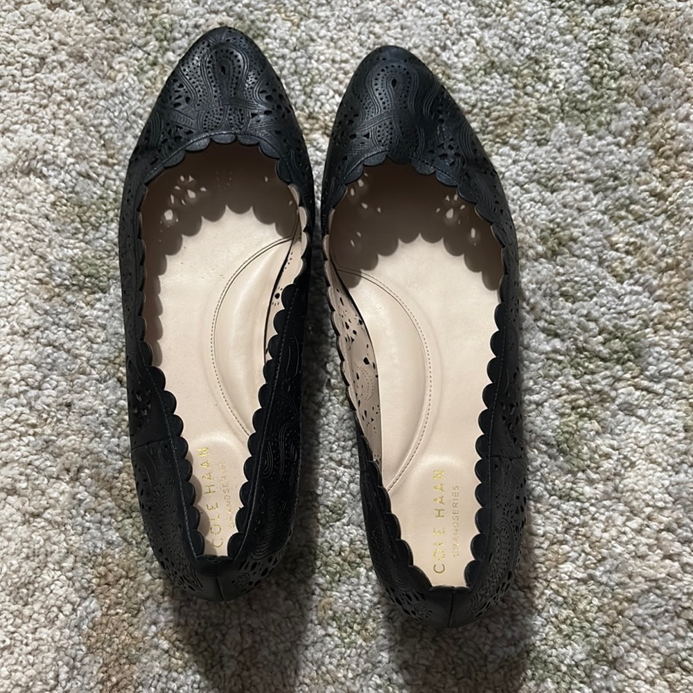 Cole Haan Black Classic Ballet Flats